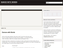 Tablet Screenshot of danceswithwords.com